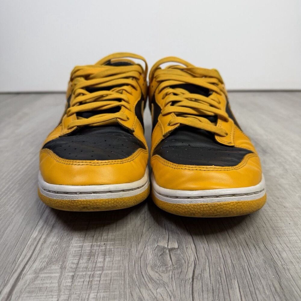 Nike Dunk Low "Goldenrod" Black/Yellow Iowa Men's Size 14 DD1391-004 Pirates C - Picture 2 of 11